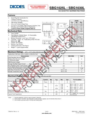SBG1030L-T-F datasheet  